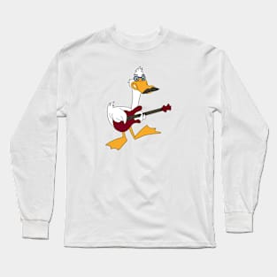 Rockin' Goose Cartoon Long Sleeve T-Shirt